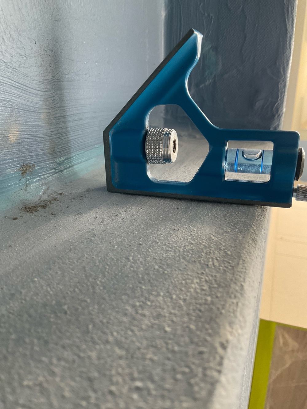 Shower niche with negative grading, recorded on a fixing stage inspection in Fraser Rise