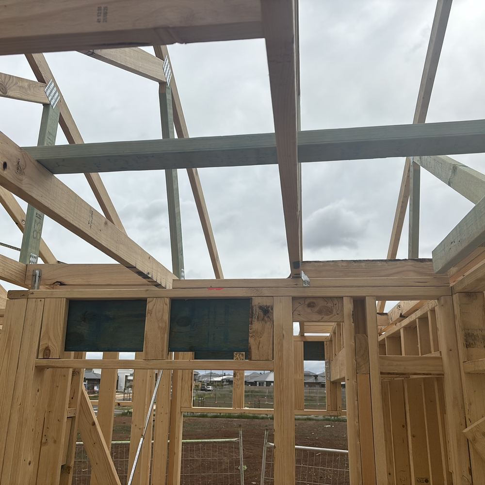 When the roof lands on a wall that was never meant to carry it