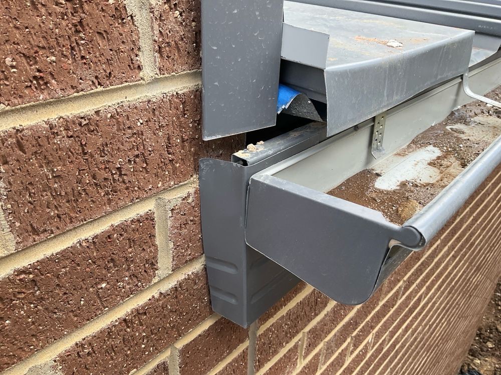 Gaps to an external wall needing caulking, recorded on a pre-handover inspection in Fraser Rise