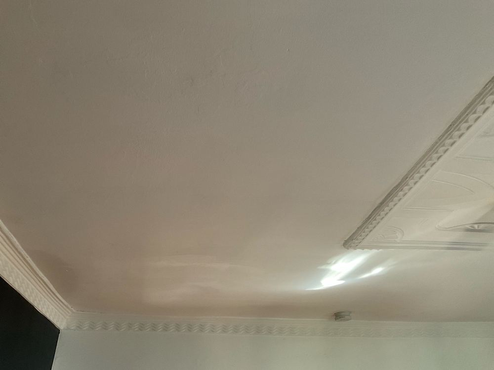 A sagging ceiling is a question about the roof